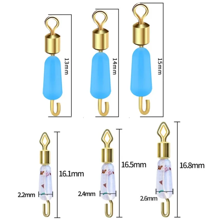 50 PCS HS-052 Silicone Eight-Shaped Ring Connector, Specification: Small(Rhombus Colorful)