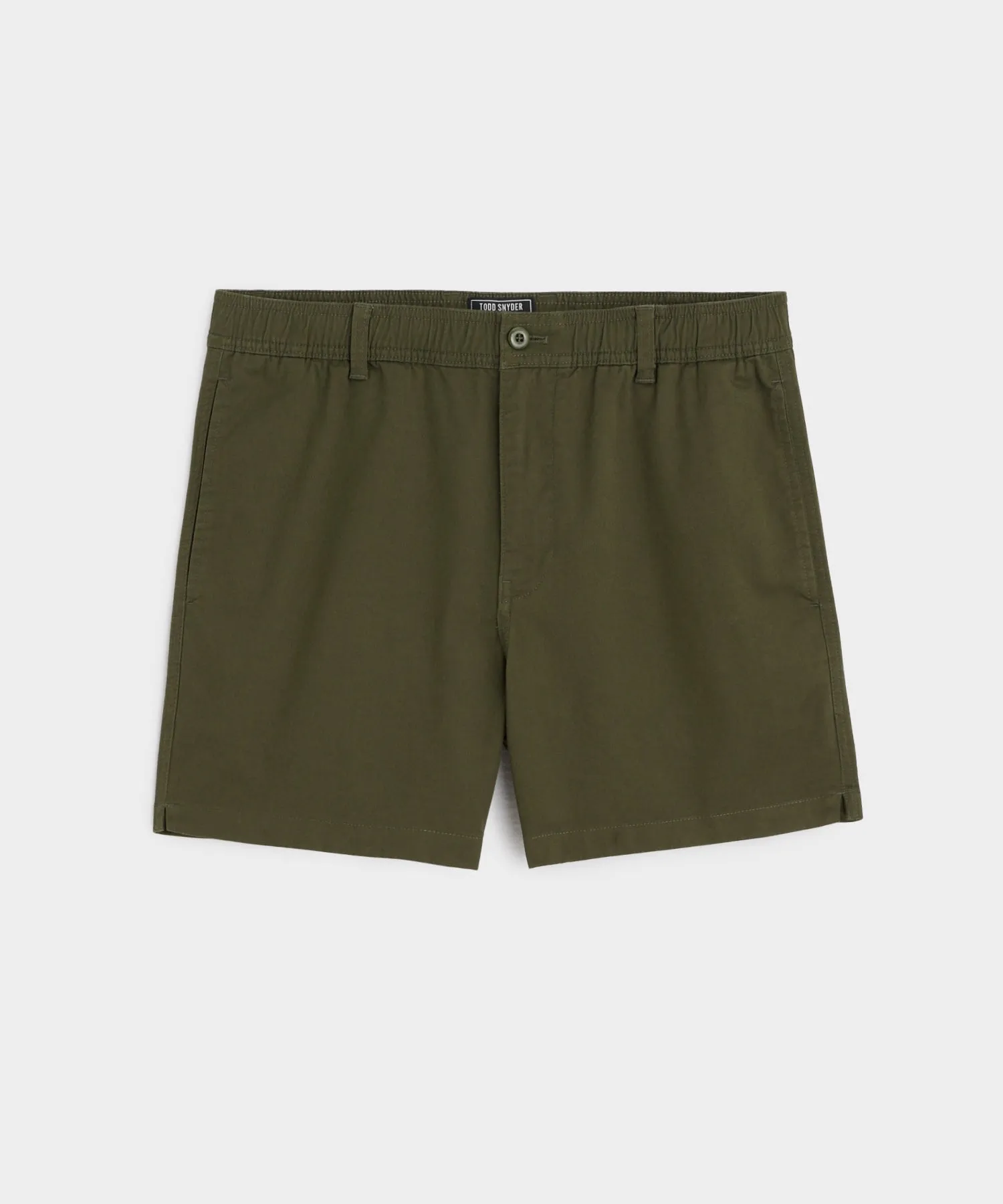 5" Cotton Beachcomber Short in Snyder Olive