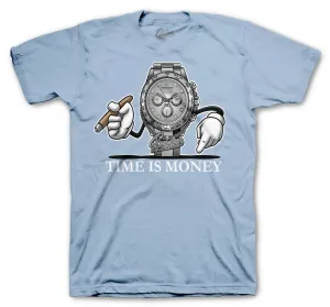 700 Blue Tint Shirt - Time is Money - Light Blue