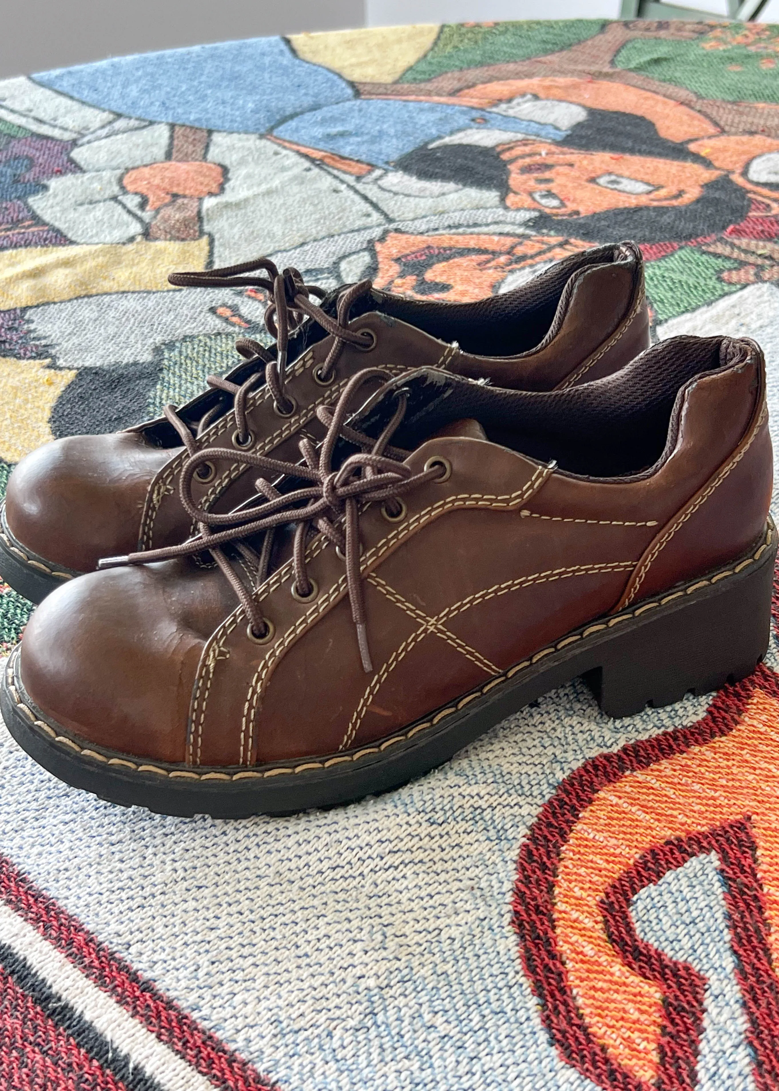 90's Brown Leather Shoes (8)