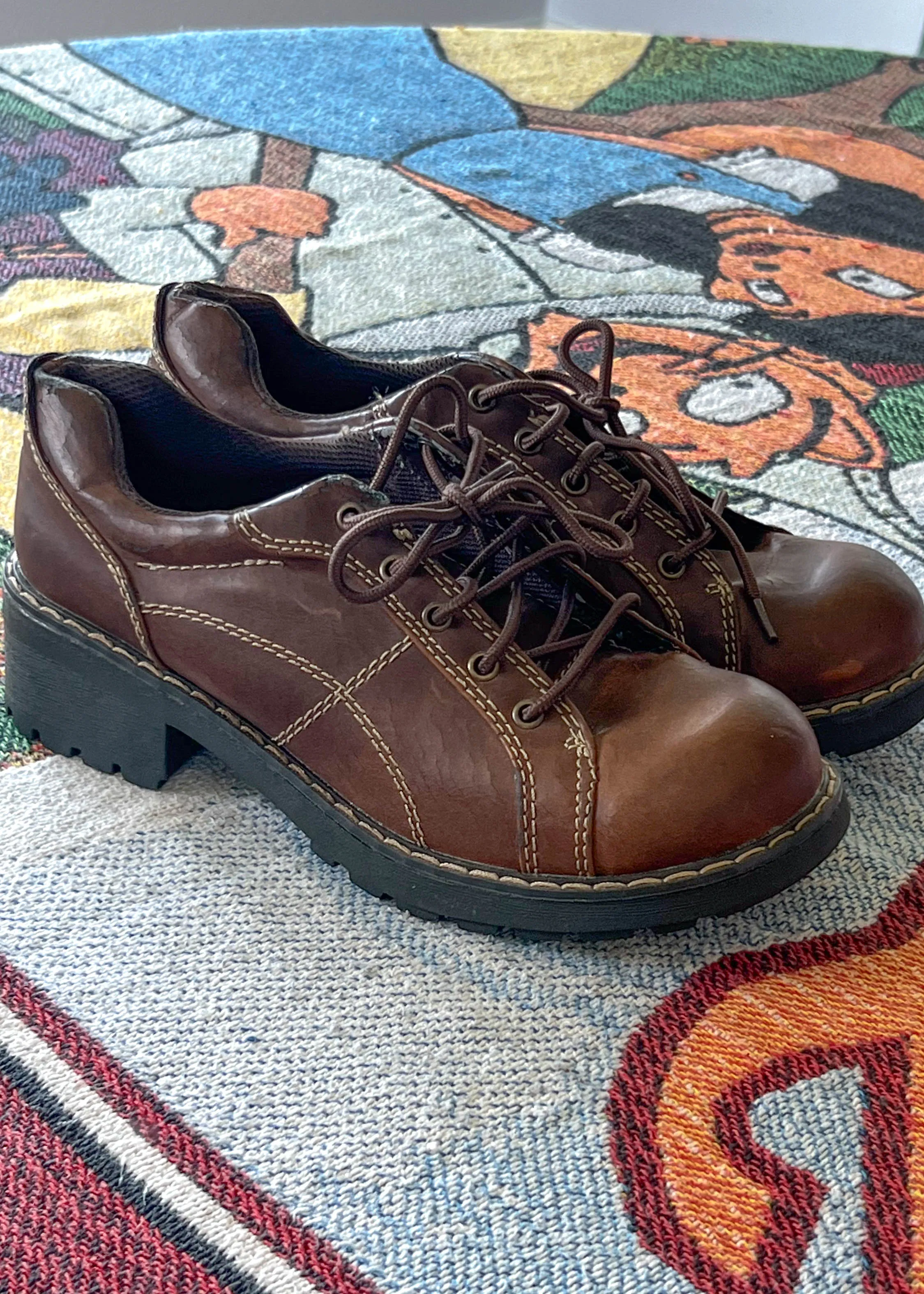 90's Brown Leather Shoes (8)