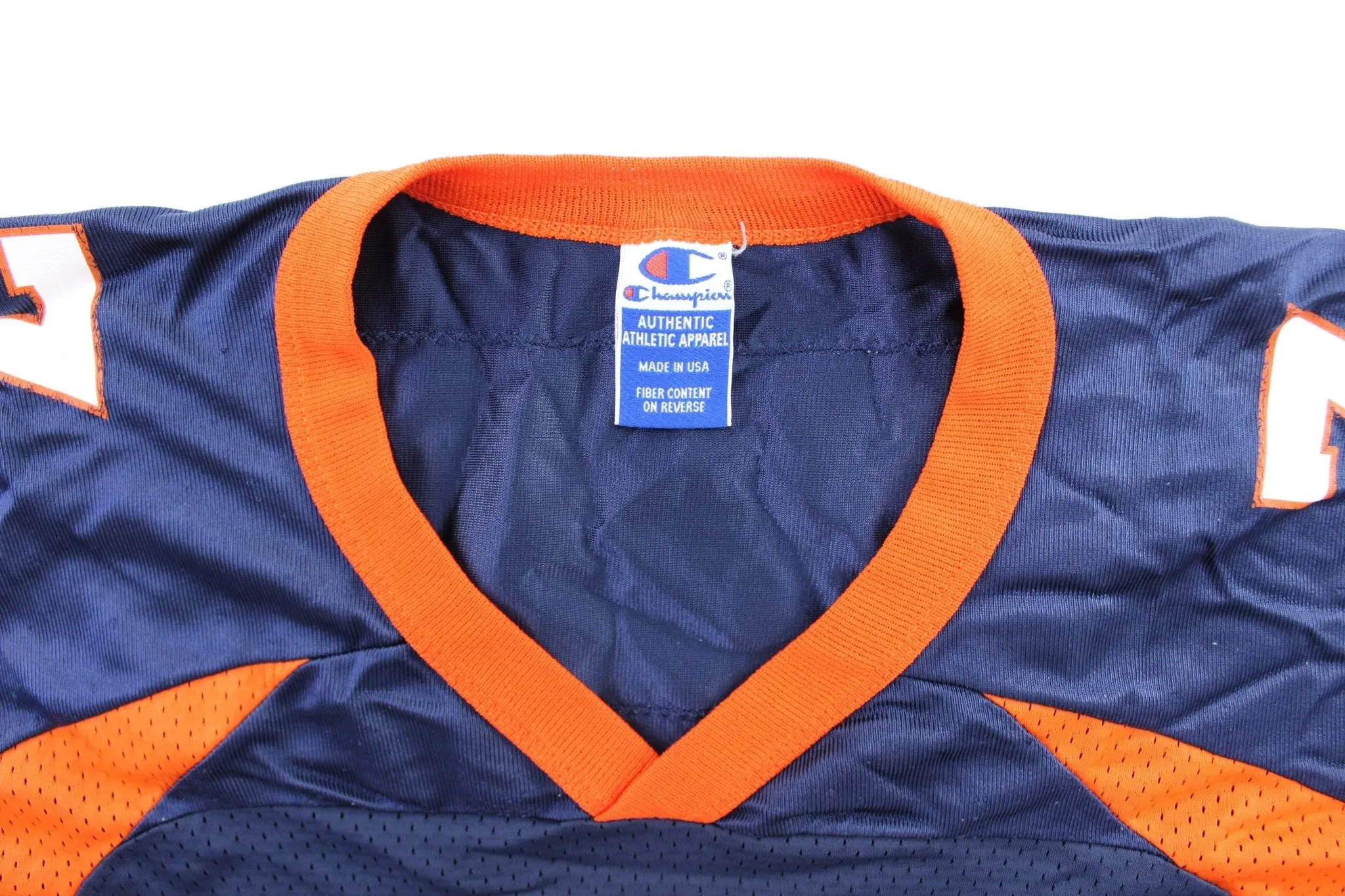 90's Champion Embroidered Logo Denver Broncos John Elway Football Jersey