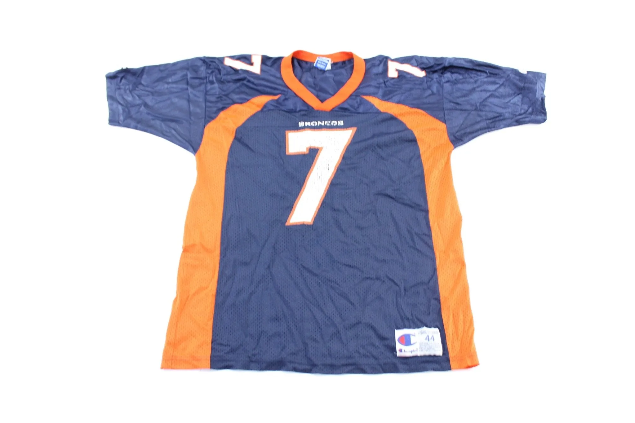 90's Champion Embroidered Logo Denver Broncos John Elway Football Jersey