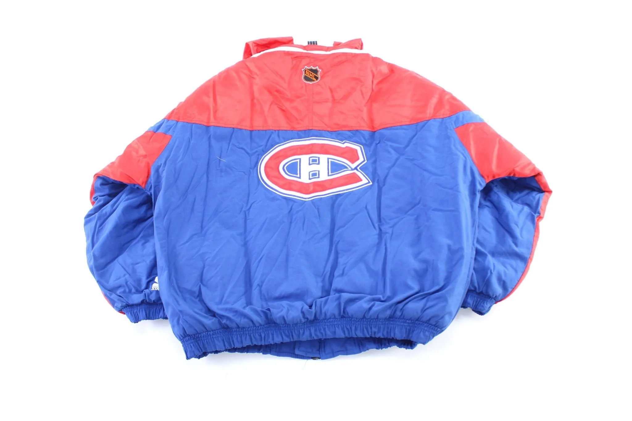 90's Montreal Canadiens Embroidered Starter Hooded Jacket