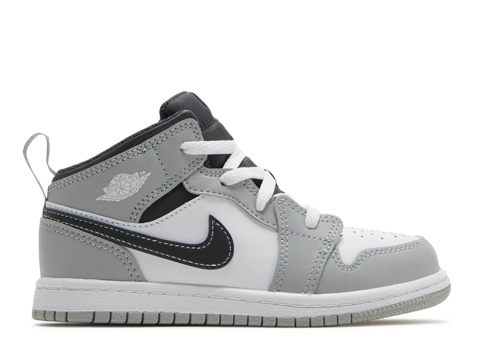 Air Jordan 1 Mid (TD) - Light Smoke Grey