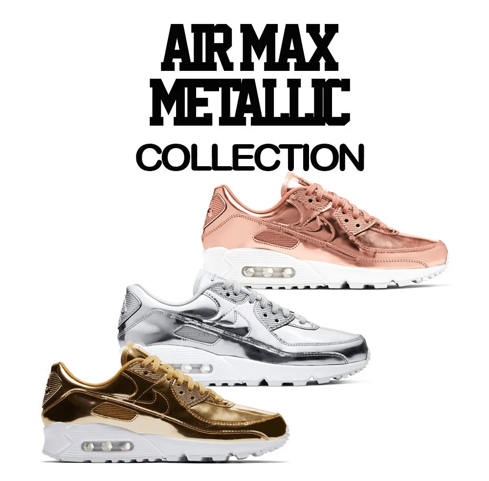 Air Max 90 Rose Gold Shirt - Money Over Love - Black