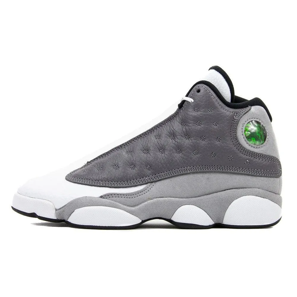 AJ 13 Retro Men's Basketball Sneakers White-Grey