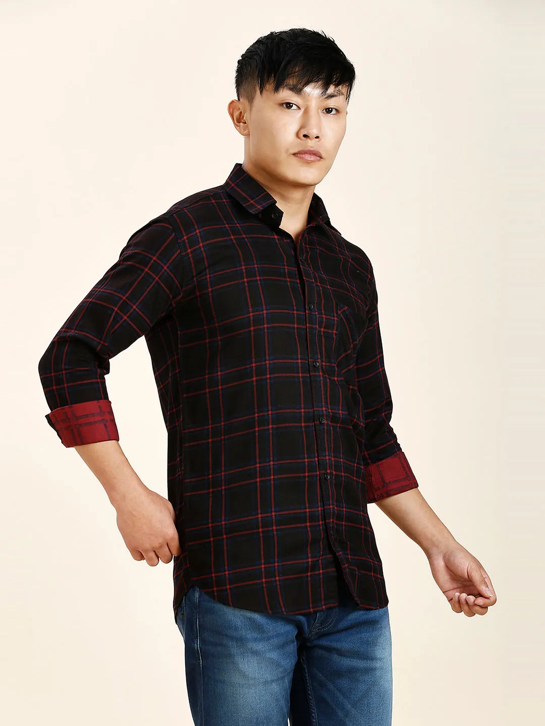 Angeles Checked Men's Shirt