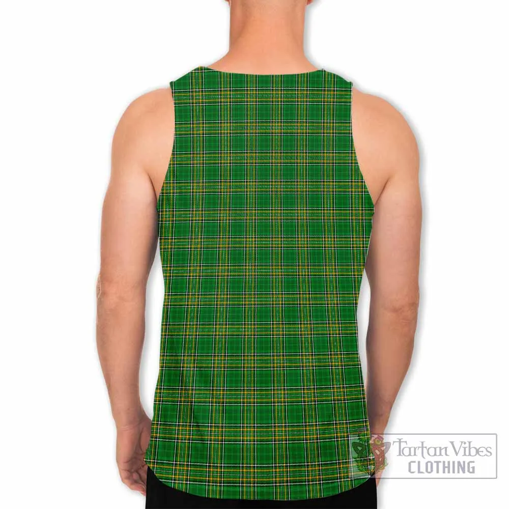 Archbold Irish Clan Tartan Men's Tank Top with Coat of Arms