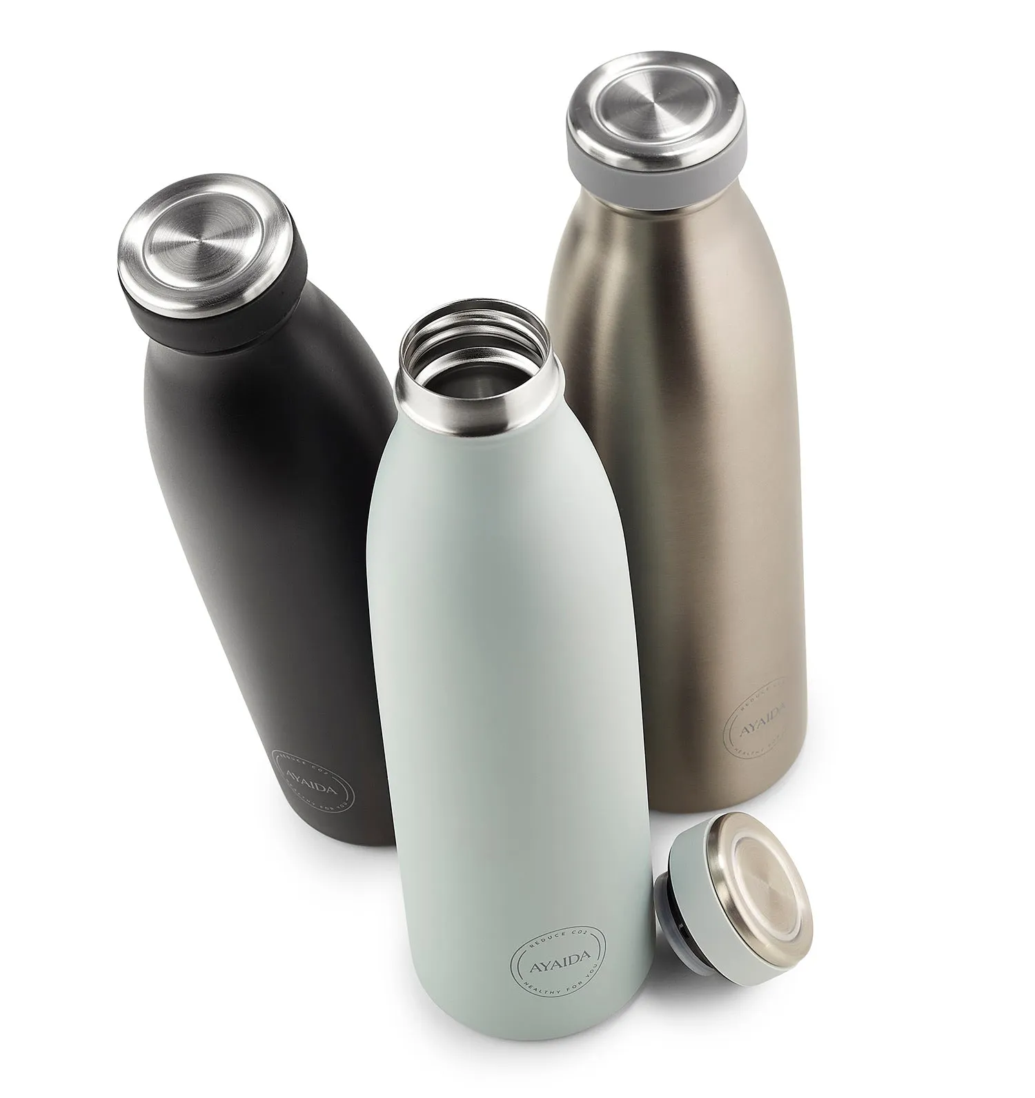 Aya & Ida Reusable Bottle 500ml for Hot & Cold Drinks | Various Colours