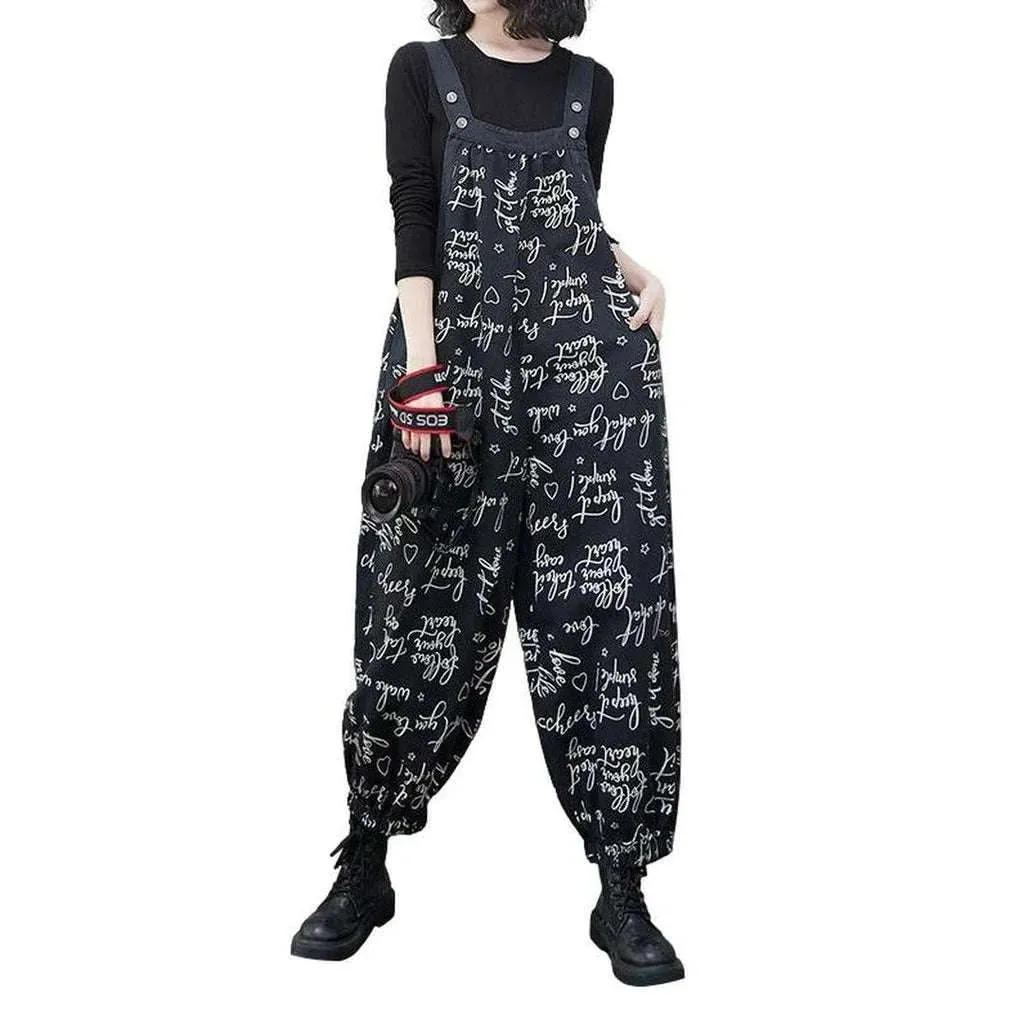 Baggy jean dungaree for ladies