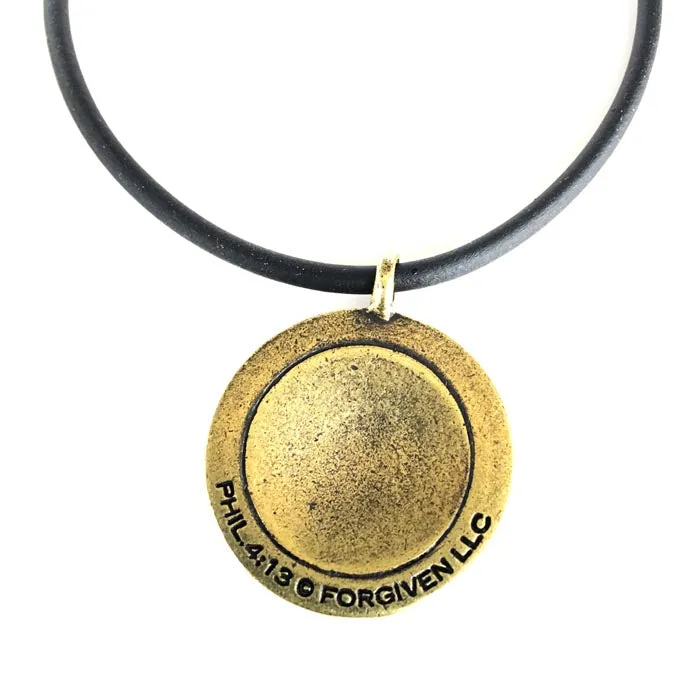 Baseball Necklace Brass