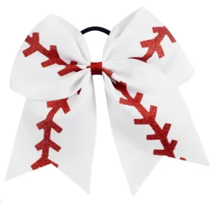 Baseball Sports Hair Bow