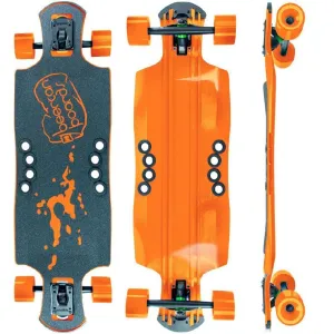 Beercan Orange 35" Oat Soda Drop Through Longboard