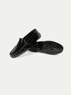 Black Patent Driving Shoes