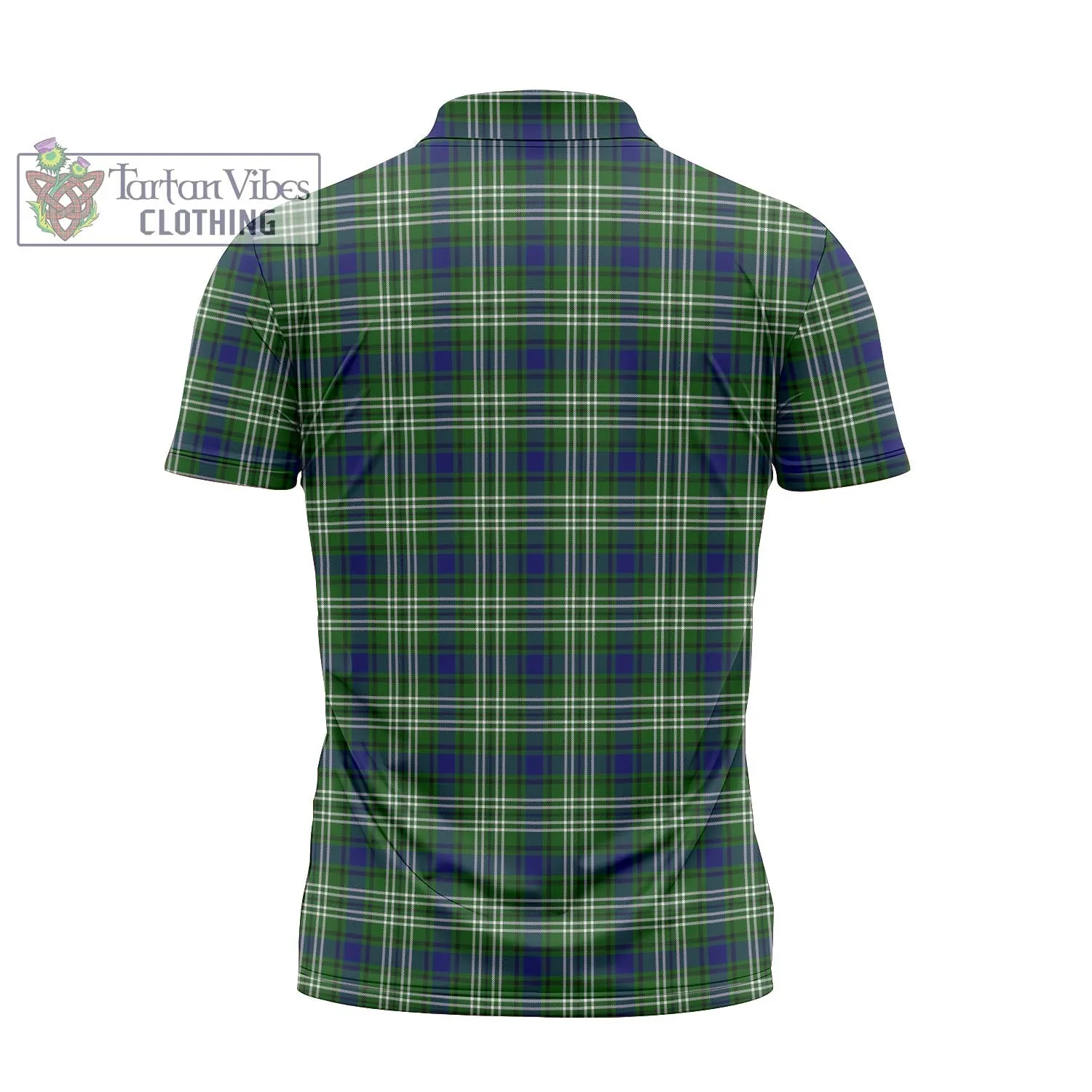 Blackadder Tartan Zipper Polo Shirt