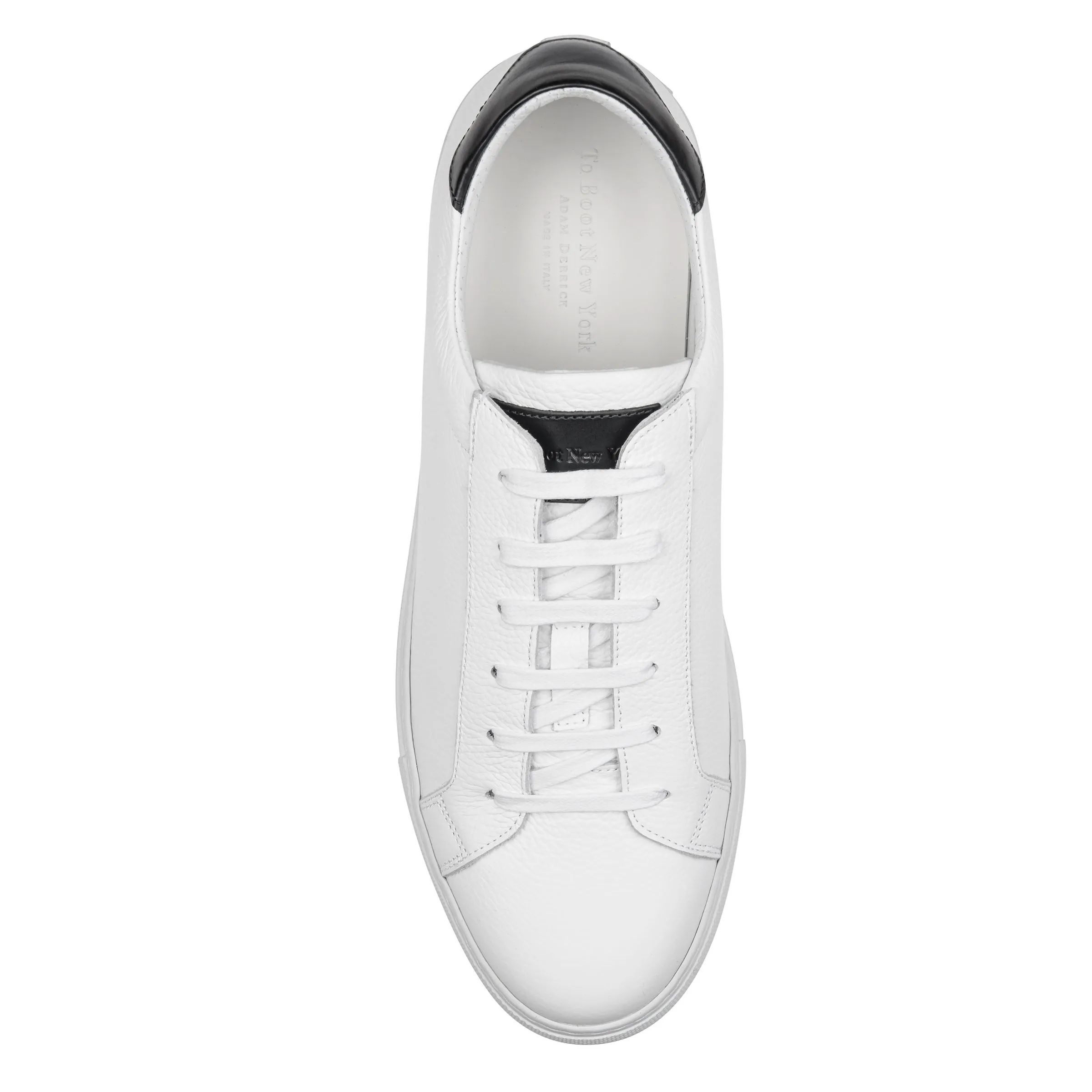 Bloom White Tumbled Calf Sneaker