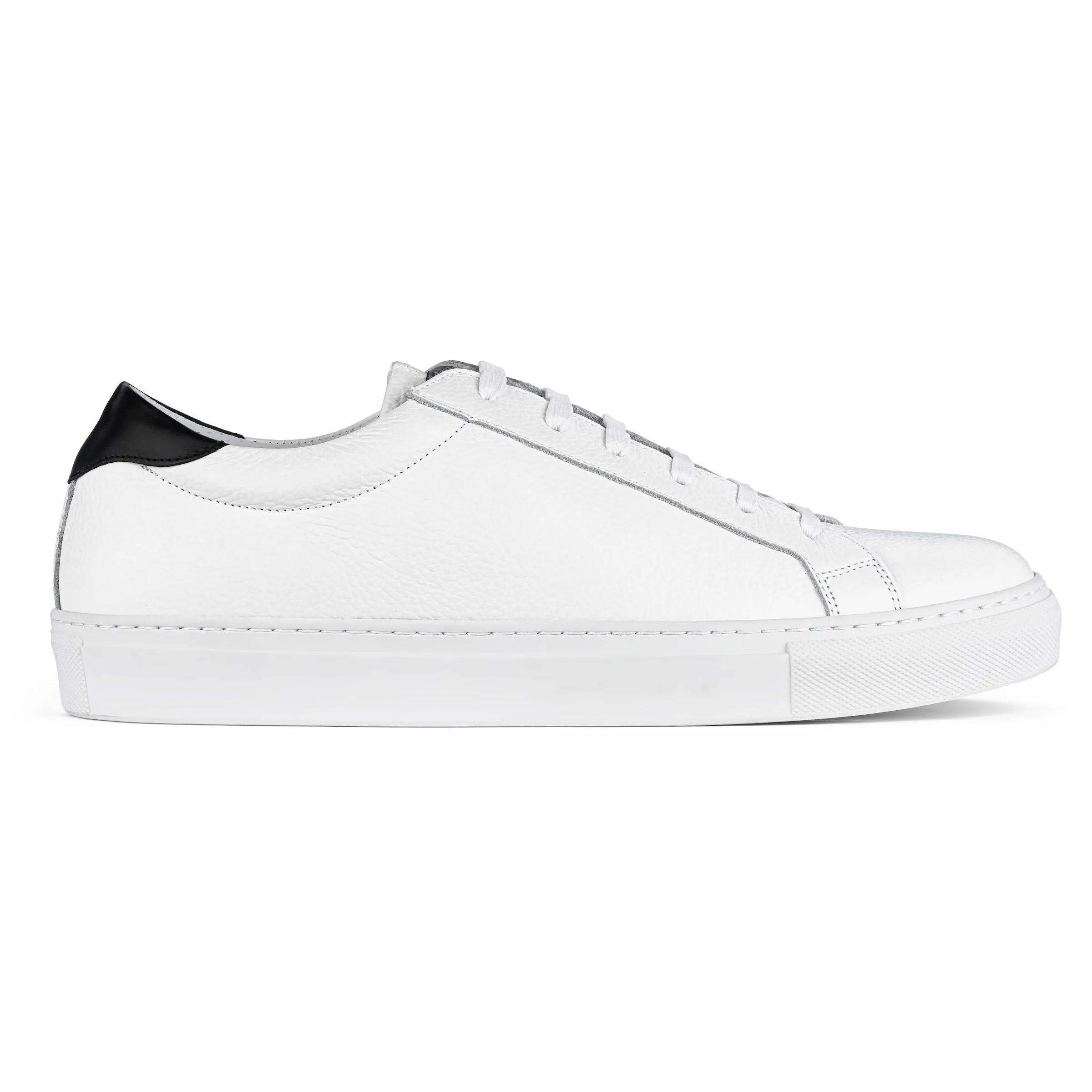 Bloom White Tumbled Calf Sneaker