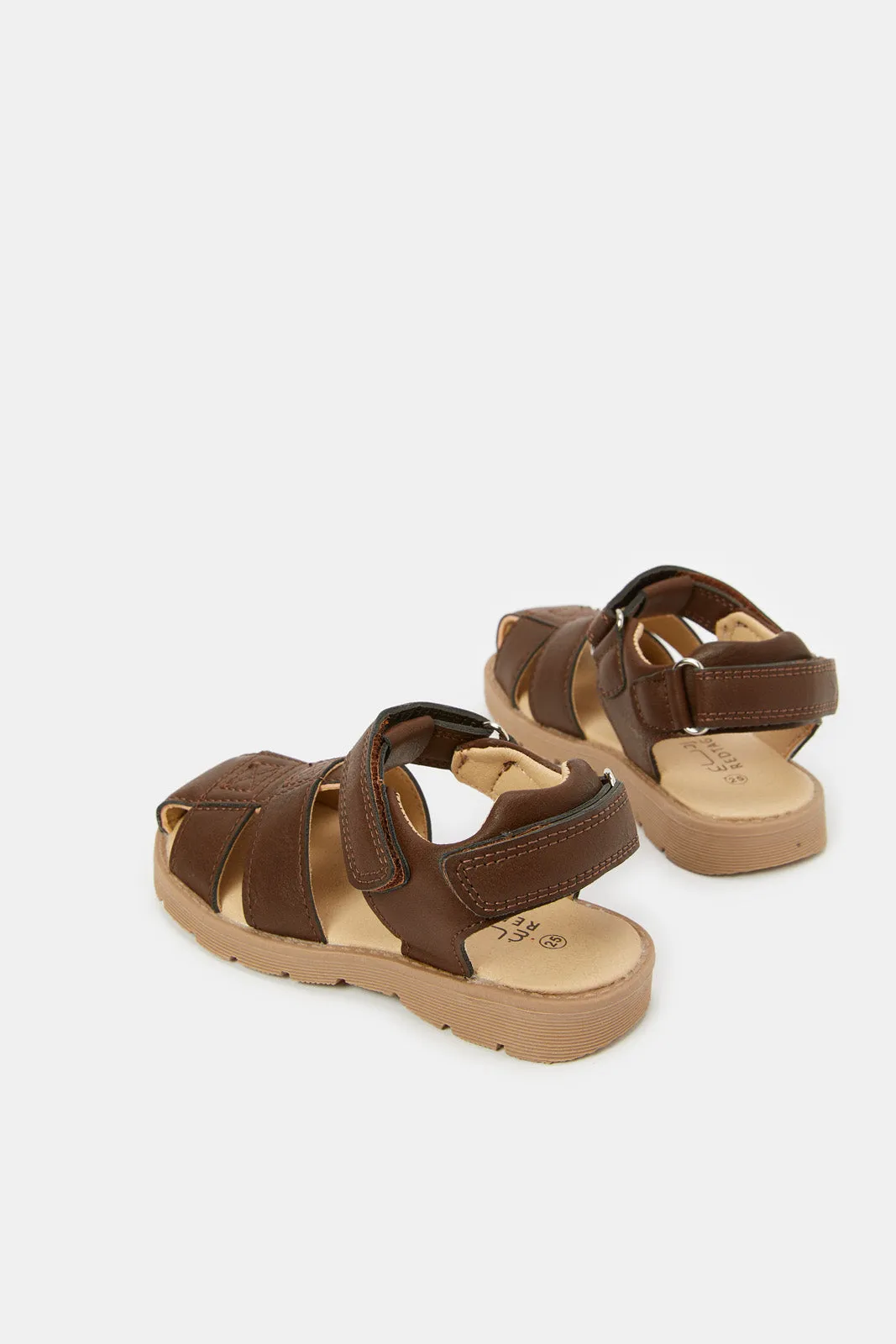 Boys Brown Fisherman Sandal