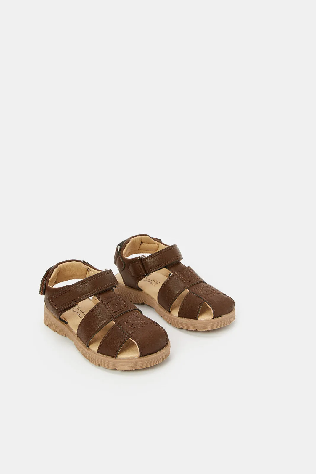 Boys Brown Fisherman Sandal