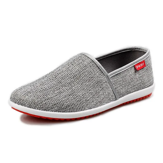 Breathable Hemp Summer Loafers Soft Shoes