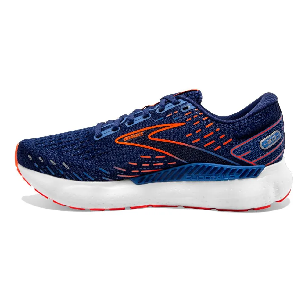 'Brooks' Men's Glycerin GTS 20 - Blue Depths / Palace Blue / Orange