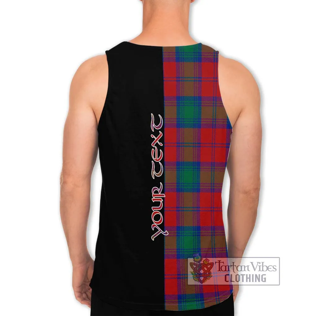 Byres (Byses) Tartan Men's Tank Top with Family Crest and Half Of Me Style