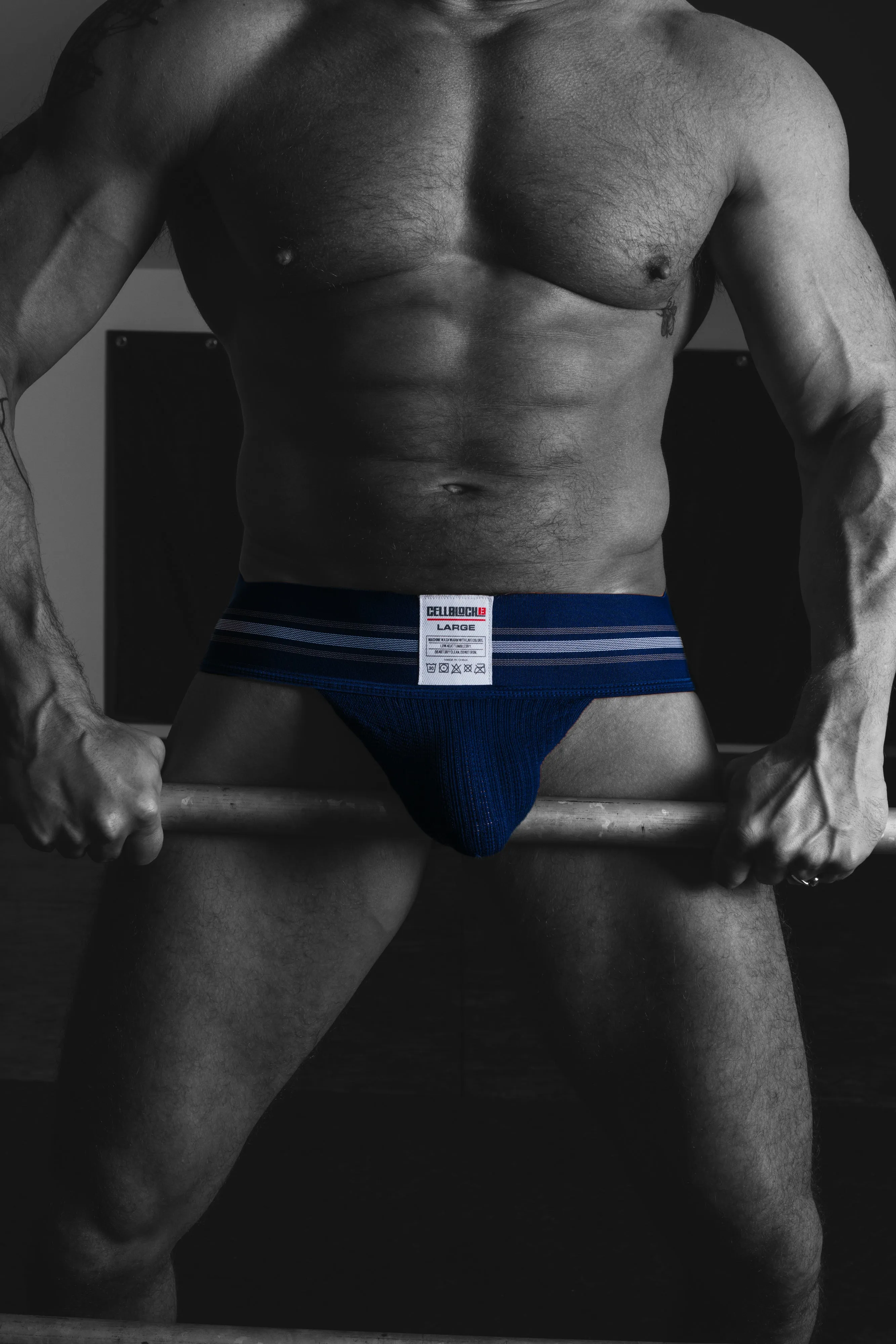 CELLBLOCK 13 TIGHT END JOCKSTRAP - NAVY