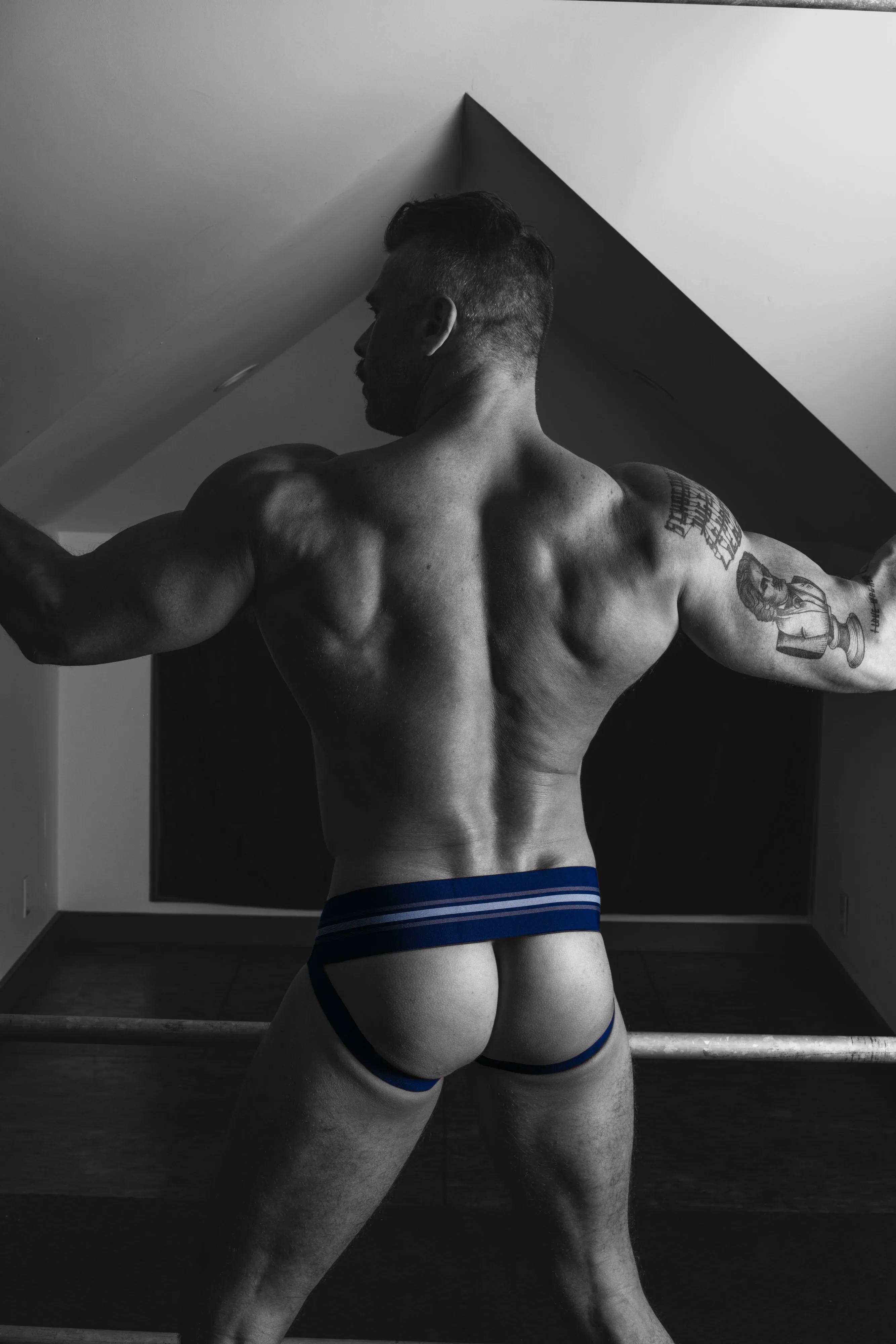 CELLBLOCK 13 TIGHT END JOCKSTRAP - NAVY