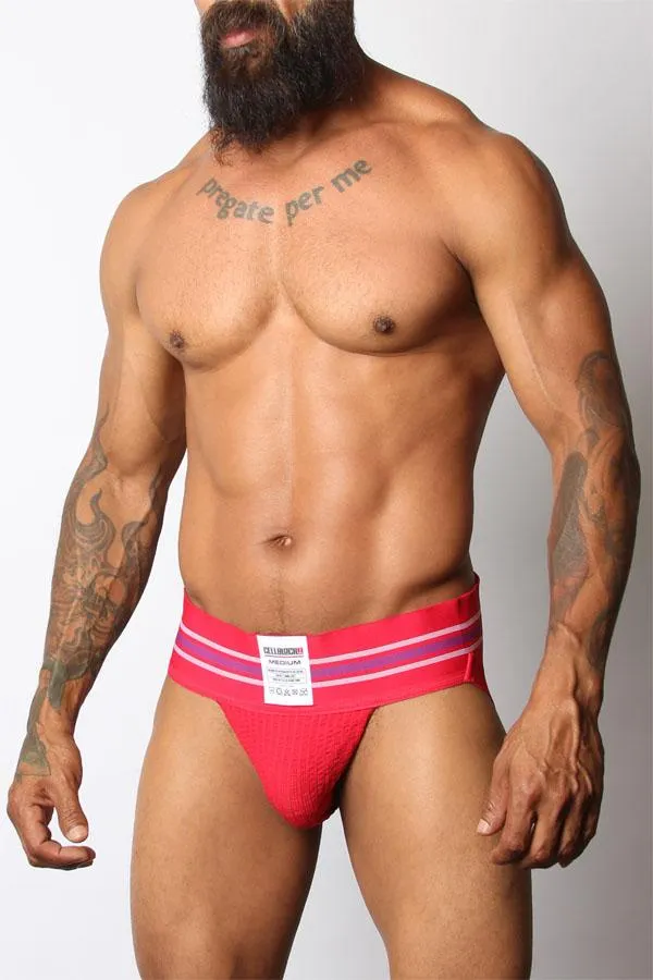 CELLBLOCK 13 TIGHT END JOCKSTRAP - RED