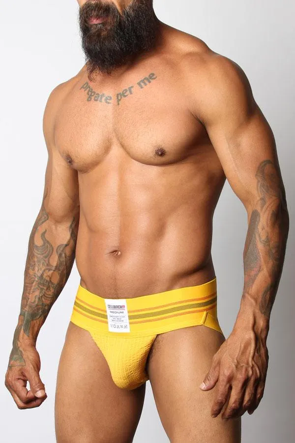 CELLBLOCK 13 TIGHT END JOCKSTRAP - YELLOW