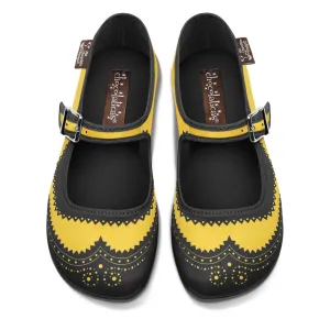 Chocolaticas® Havana Yellow Women's Mary Jane Flat