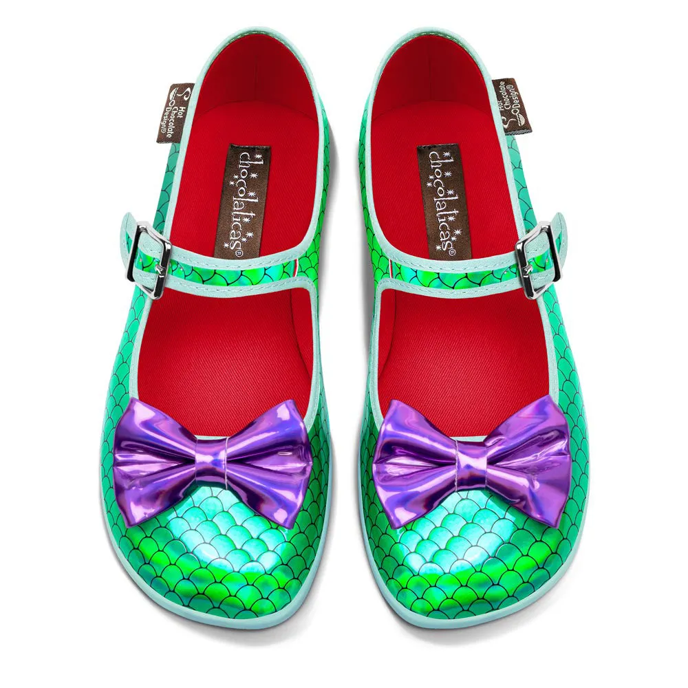 Chocolaticas® Under The Sea Women's Mary Jane Flat