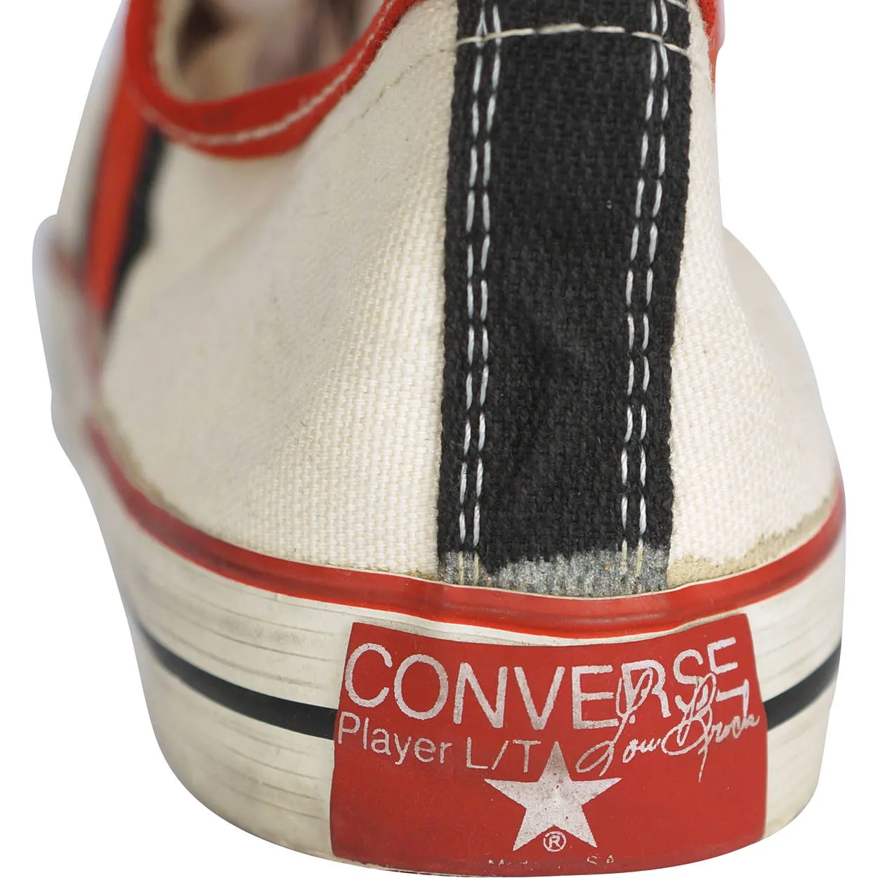 Converse Lou Brock Sneakers Vintage 1969 Unused Shoes Low Top Size 11 1/2