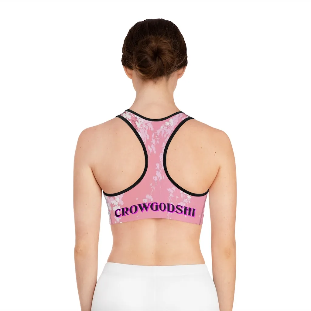 Crowgodshi Designer Hanging Gardens Sports Bra