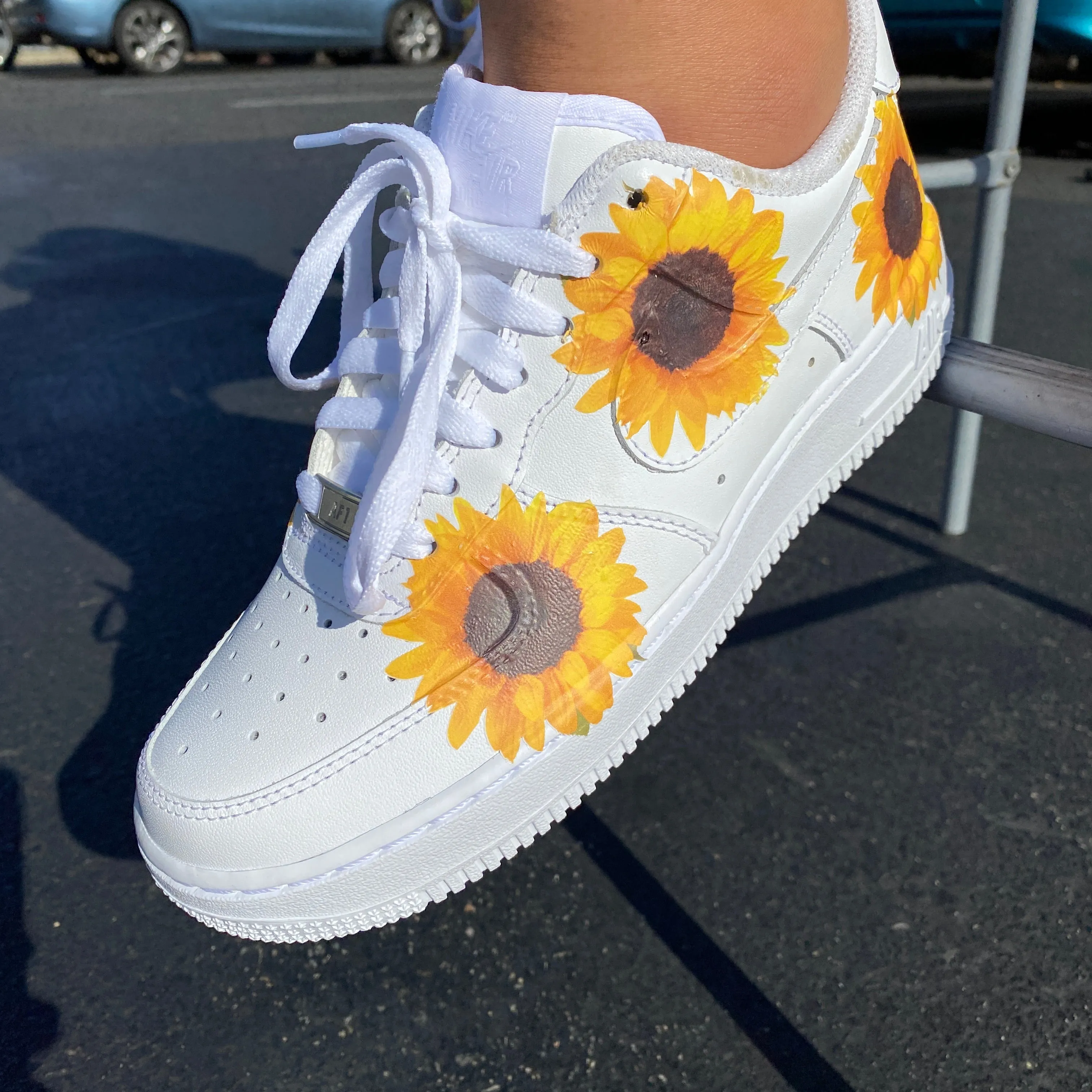 Custom Nike Air Force 1 Sunflower - Custom Nike Shoes