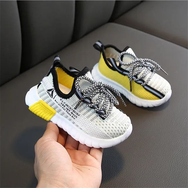 DIMI 2020 Autumn Children Shoes Boys Girls Sport Shoes Breathable Infant Shoes Sneakers Soft Bottom Non-slip Casual Kids Shoes