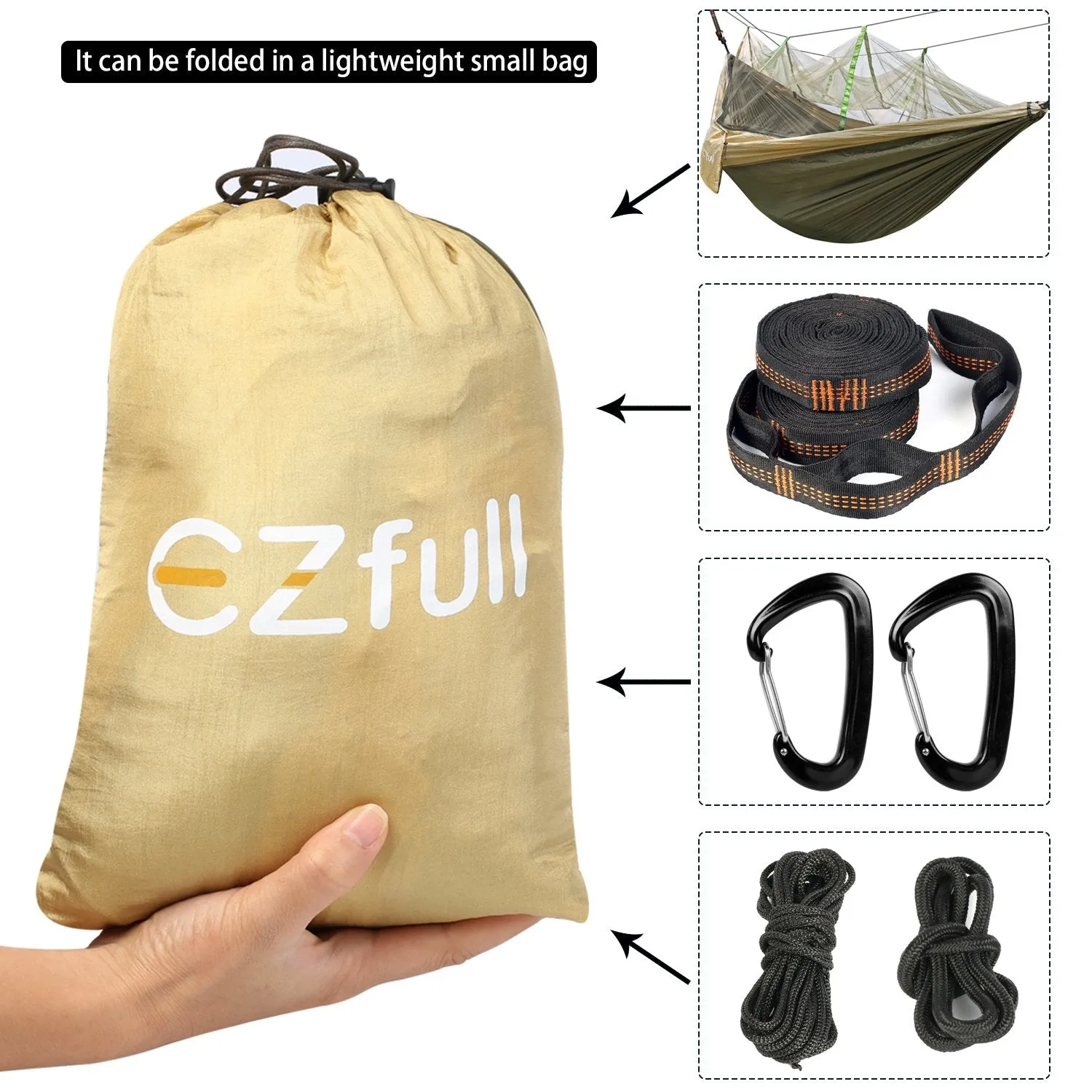 Double Camping Hammock - Ezfull