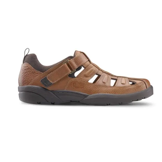 Dr. Comfort Men's Casual Shoe - Fisherman- Chestnut