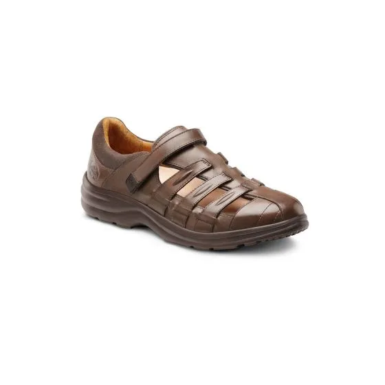 Dr. Comfort Women's Diabetic Casual Shoe - Breeze - Coffee