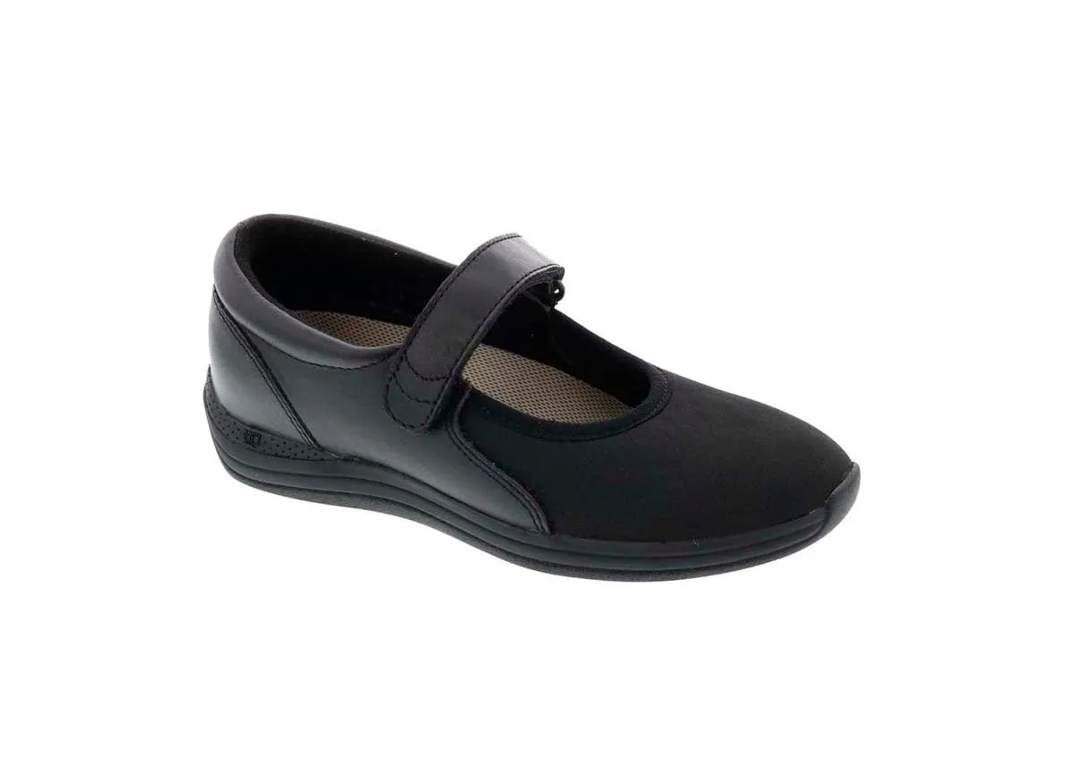 Drew Magnolia Women Casual Shoes In Black Lurex Stretch