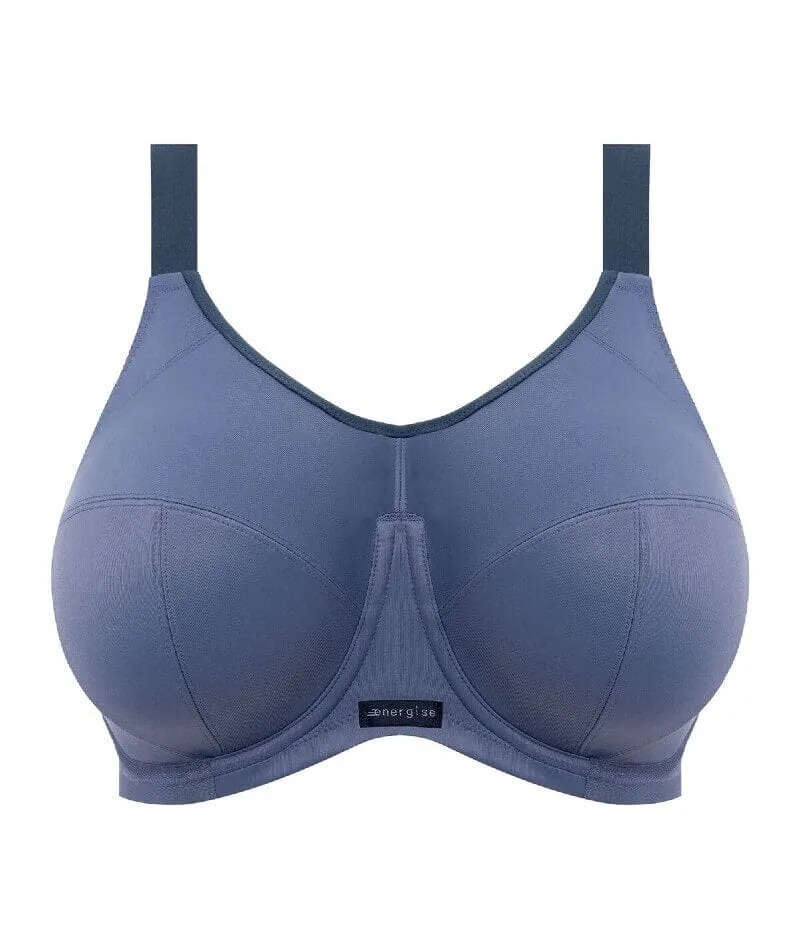 Elomi Energise Underwired Sports Bra - Vintage Denim