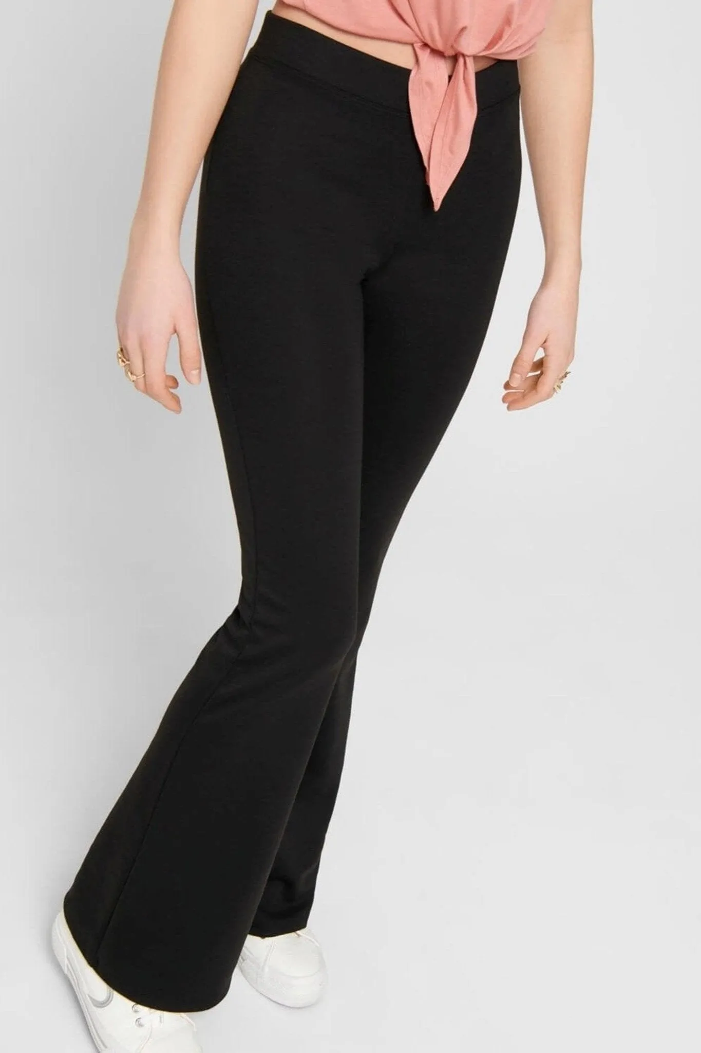 Fever Flared Trousers - Black (with width)