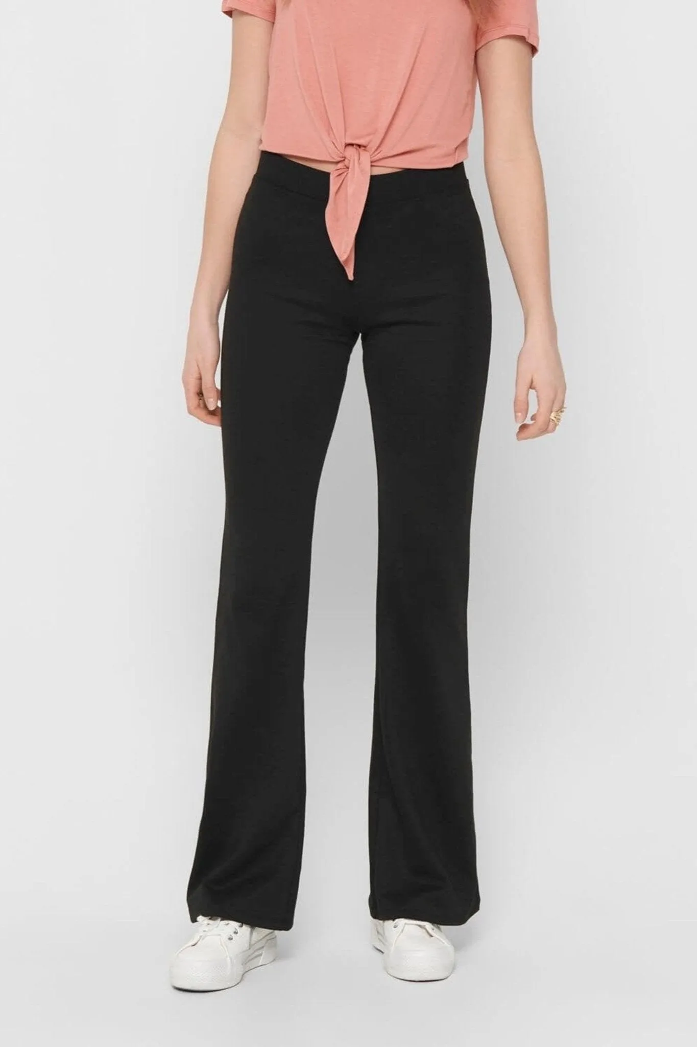 Fever Flared Trousers - Black (with width)