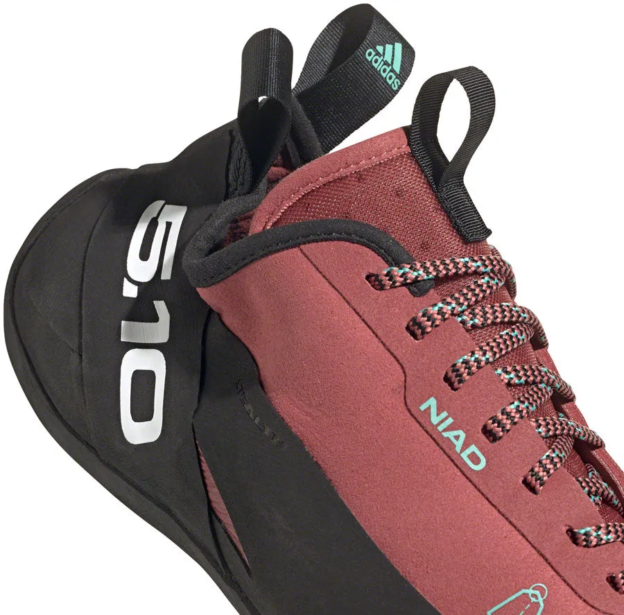 Five Ten Niad Lace Climbing Shoe - Men's, Core Black/Crew Red/Acid Mint