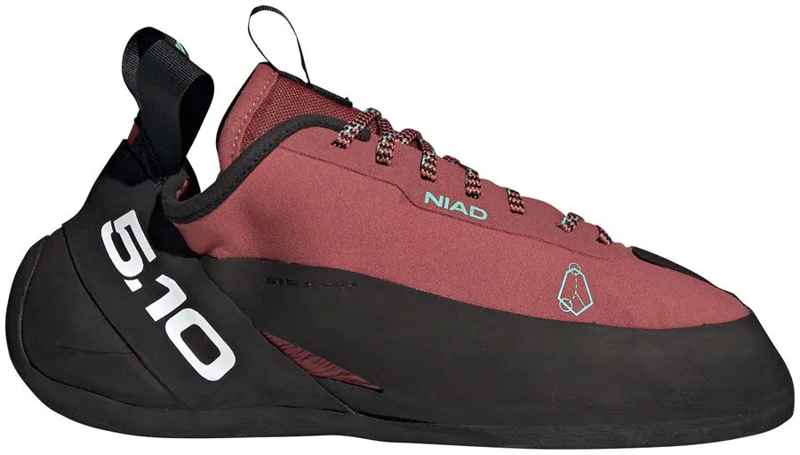 Five Ten Niad Lace Climbing Shoe - Men's, Core Black/Crew Red/Acid Mint