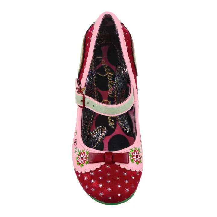 Flower Flounce in Red by Irregular Choice