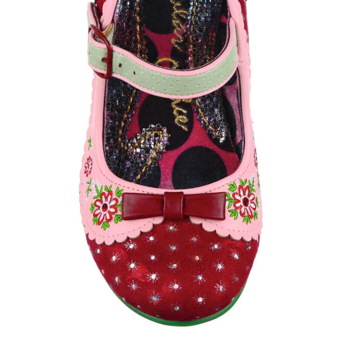 Flower Flounce in Red by Irregular Choice