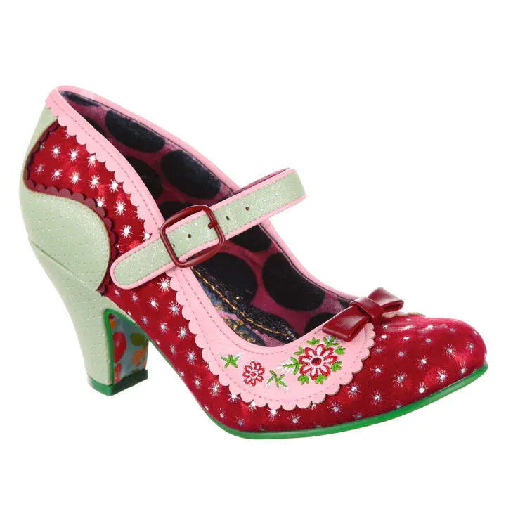 Flower Flounce in Red by Irregular Choice