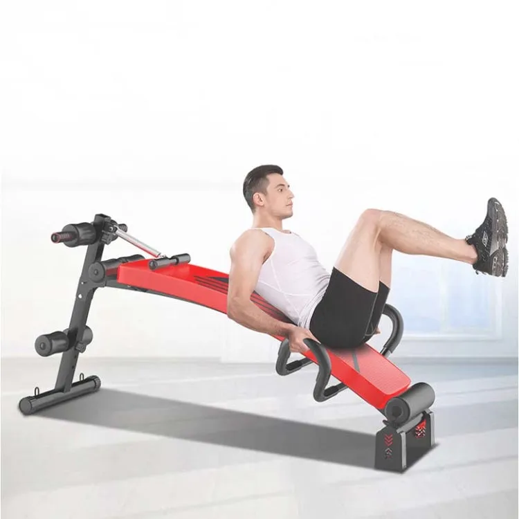 Foldable Sit-up Board For Household Multifunctional Abdomen, Specification: 177P-X2 Black Standard